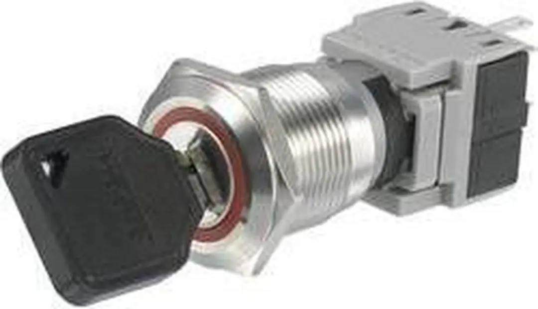 Tru Components LAS1-BGQ-11Y/21 Sleutelschakelaar 250V/AC 5A