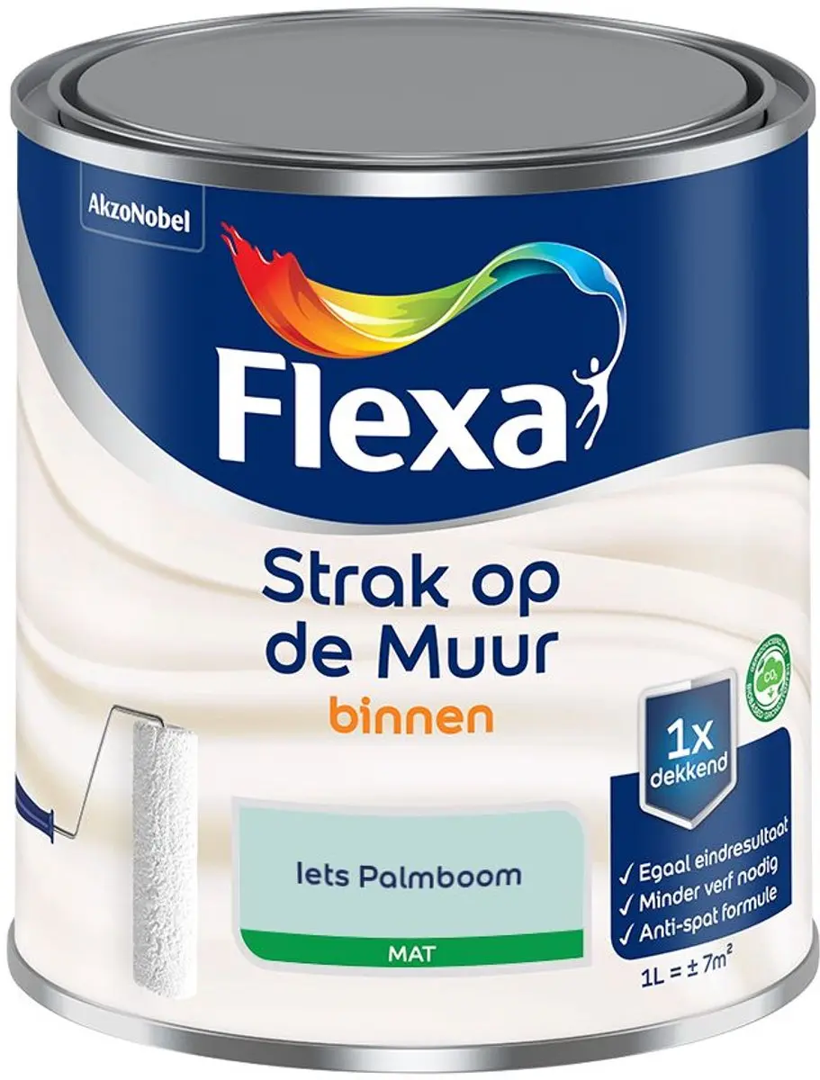 Flexa Strak Op De Muur Binnen Mat Iets Palmboom Mengverf 1L