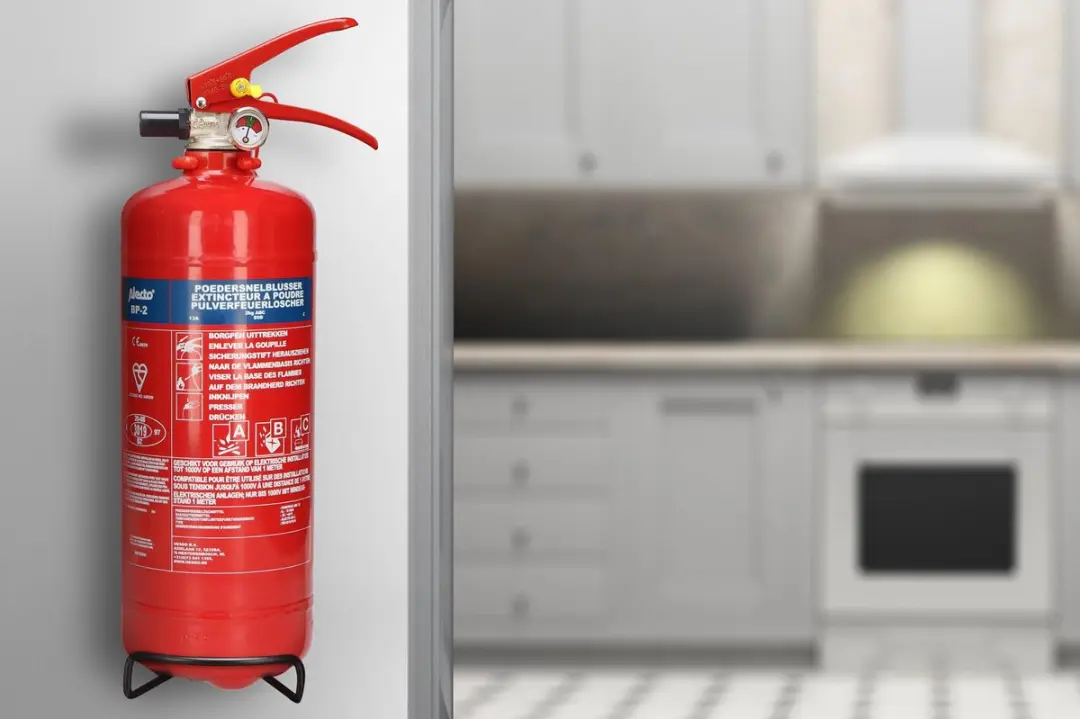 Alecto BP2 Brandblusser Poeder 2KG - Brandklasse ABC - Rood - afbeelding 4 van 6