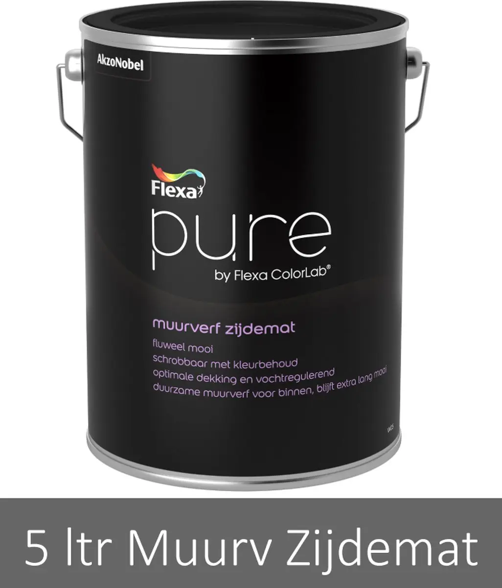 Flexa Pure Zijdemat Muurverf W05 5L