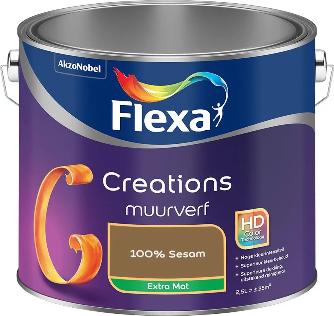 Flexa Creations Muurverf Extra Mat 100% Sesam