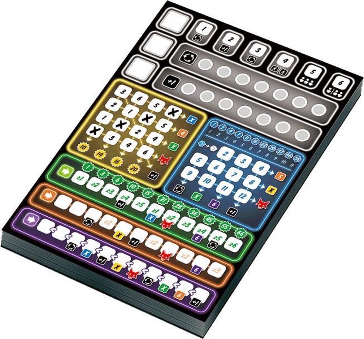 999 Games - Scoreblokken - Clever - twee stuks - Dobbelspel