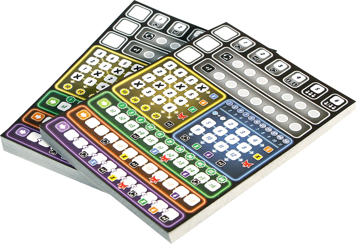 999 Games - Scoreblokken - Clever - twee stuks - Dobbelspel