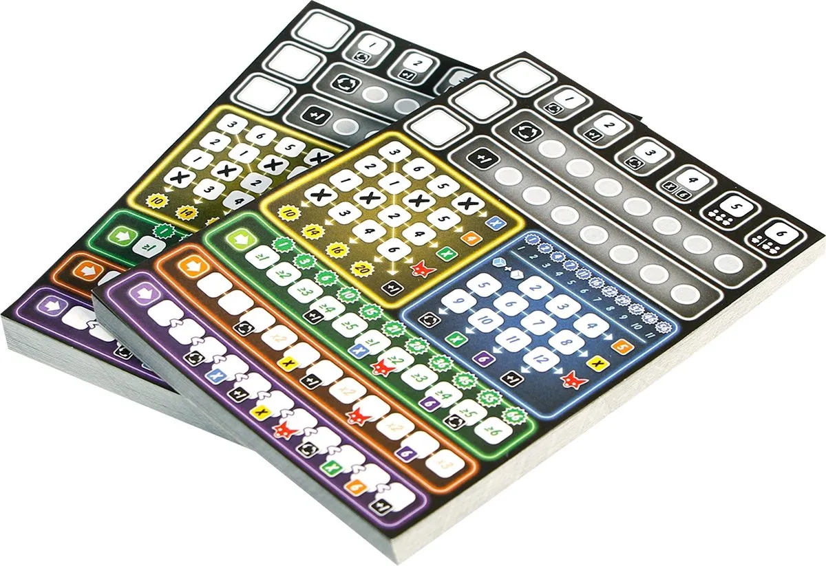 999 Games Clever Scoreblokken - 2 Stuks - Multi