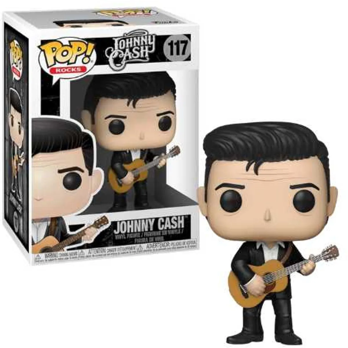 Funko POP! Rocks Johnny Cash #117 - Bonte kleuren - afbeelding 3 van 3