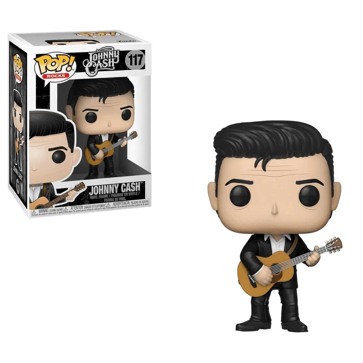 Funko POP! Rocks Johnny Cash #117 - Bonte kleuren - afbeelding 2 van 3