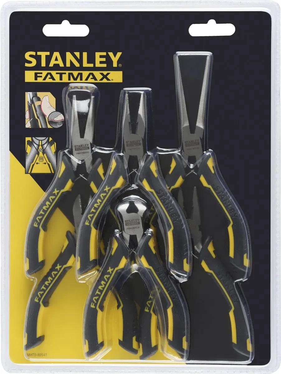 Stanley FatMax Tangenset FMHT0-80541 - 6-delig - Zwart/Geel