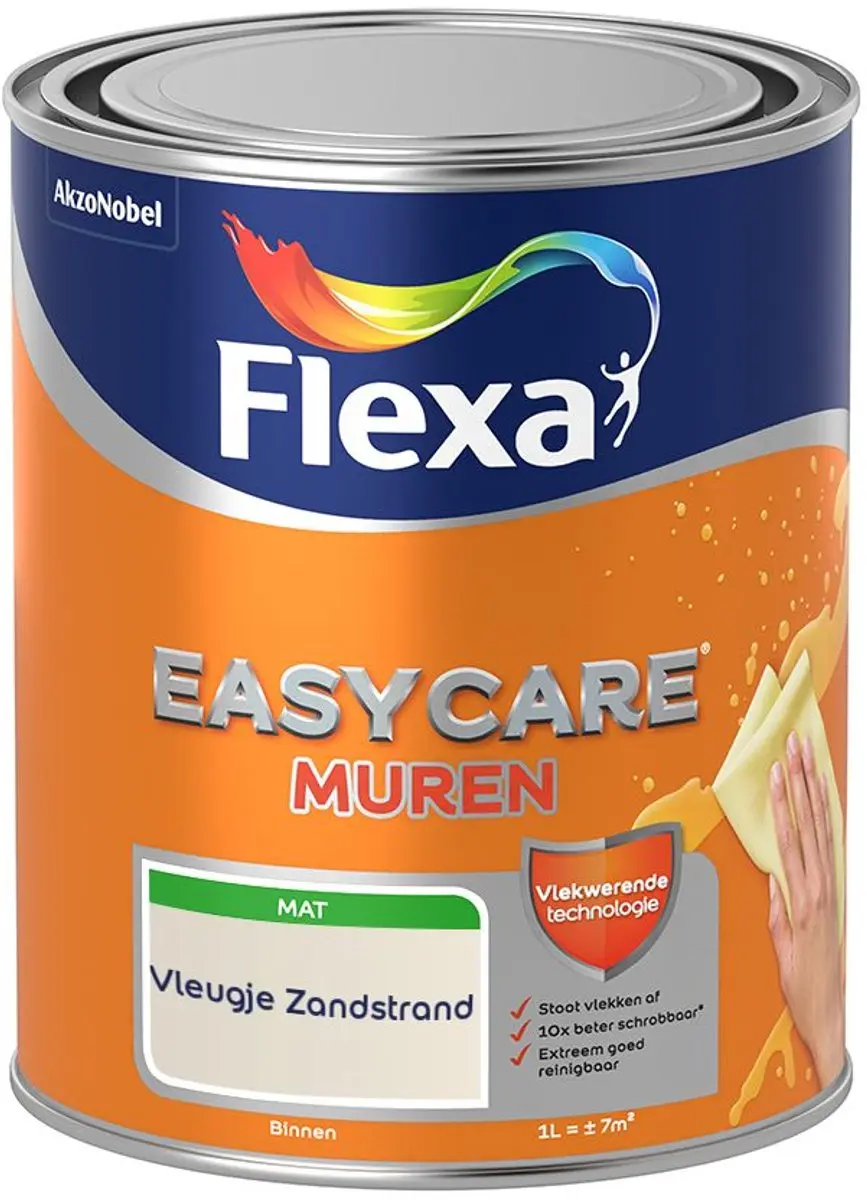 Flexa Easycare Muren Vleugje Zandstrand Mengverf 1L