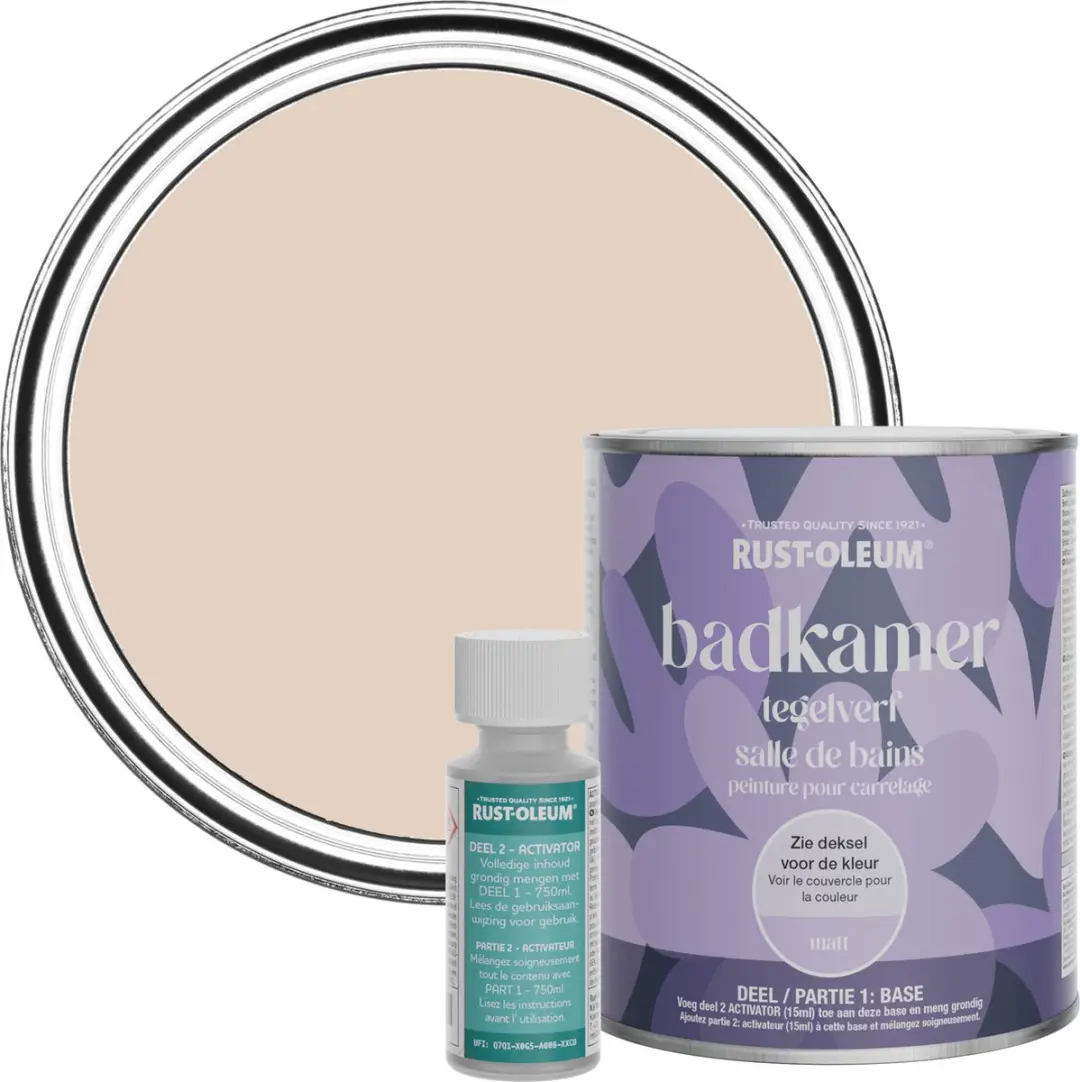 Rust-Oleum Handgewoven Badkamer Tegelverf Matt 750ml