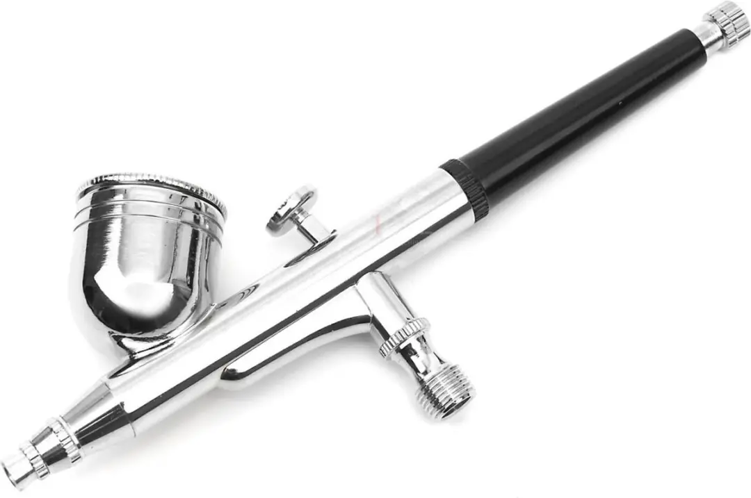 HBM Complete Airbrushset - 6 Kleuren Verf 2,5 Bar