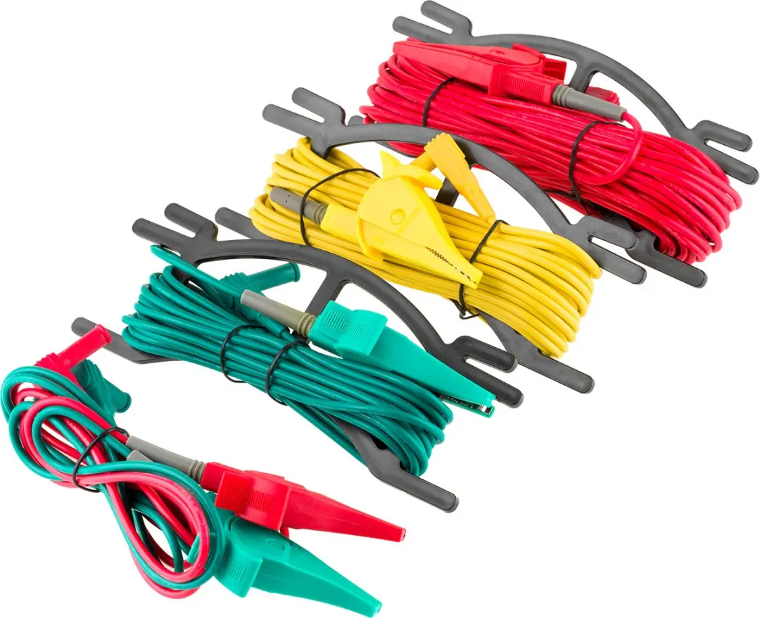 UNI-T UT-L35 Kabelset CAT III 1000V - 10A - Rood/Geel/Groen