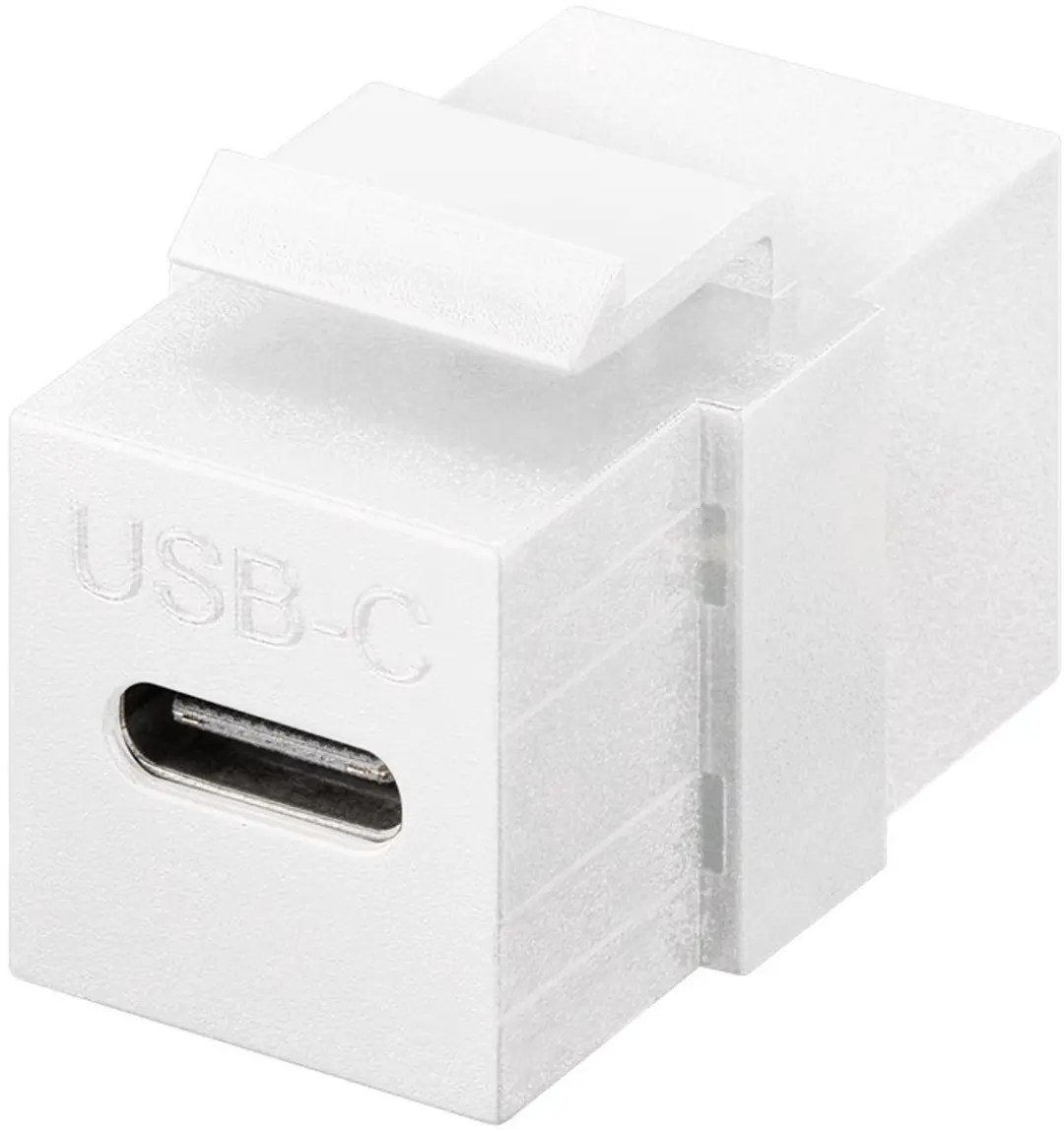 Goobay USB-C Keystone Module 10Gbps - Wit
