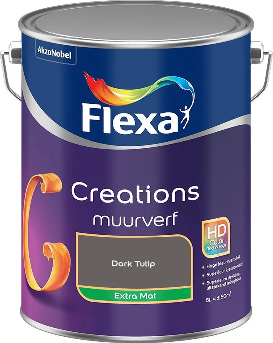 Flexa Creations Muurverf Extra Mat Dark Tulip - 5L
