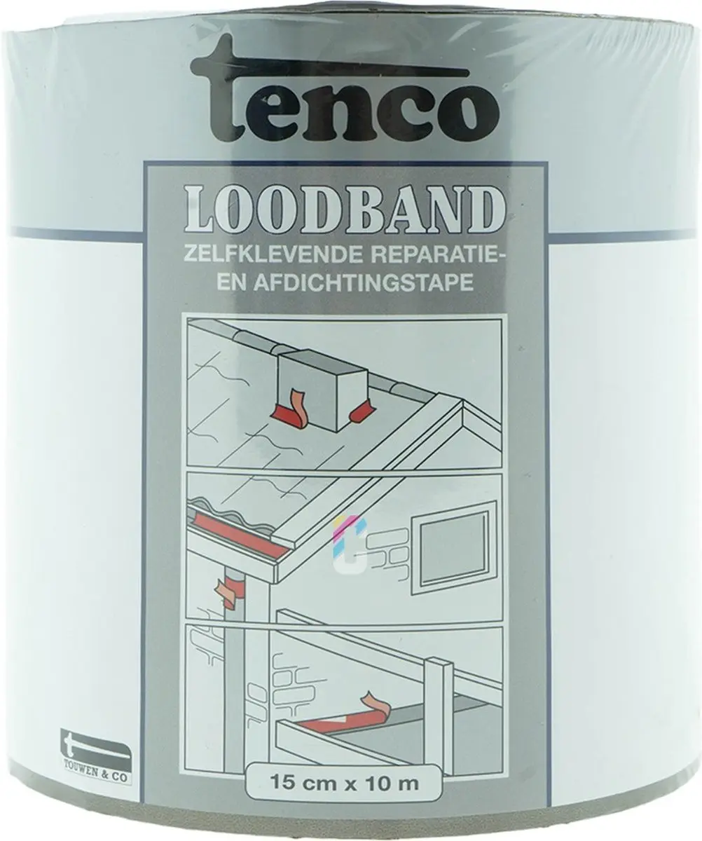 Tenco Loodband 15cm x 10m - Meerkleurig