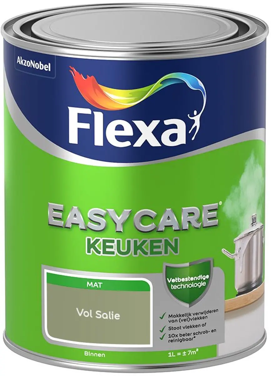 Flexa Easycare Keukenverf Vol Salie 1L