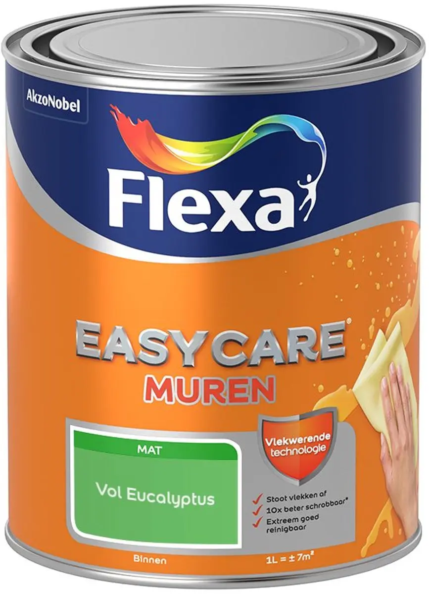 Flexa Easycare Murenverf Vol Eucalyptus 1L