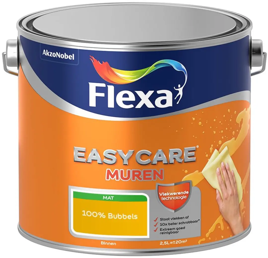 Flexa Easycare Muren Mengverf 100% Bubbels 2,5L