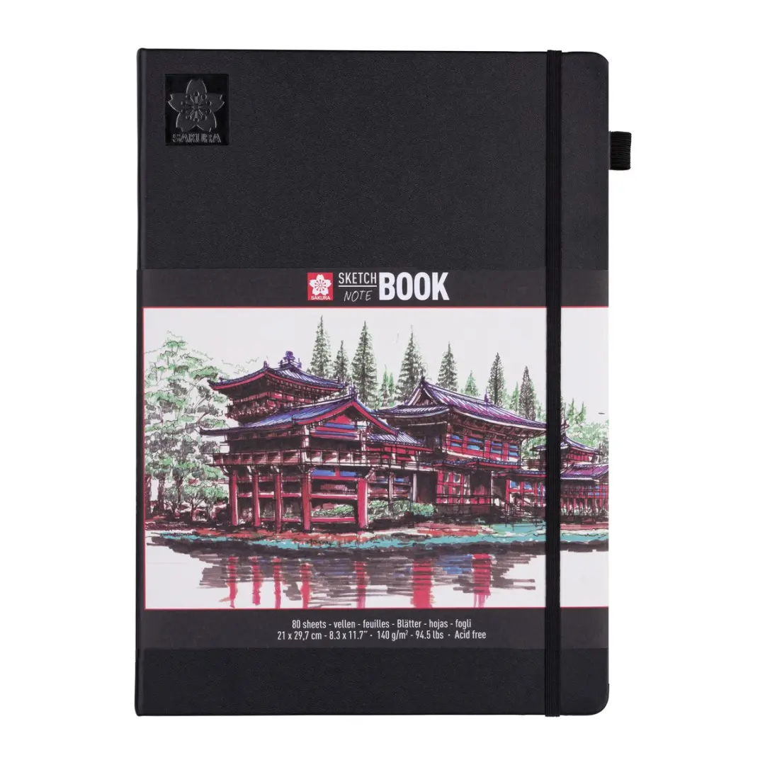 Sakura Schetsboek 80 Vel A4 Zwart