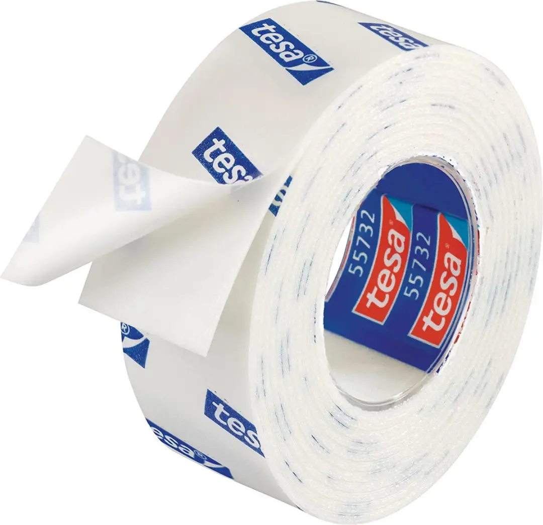 Tesa Montagetape Dubbelzijdig 2x Rol 1,5m - Wit