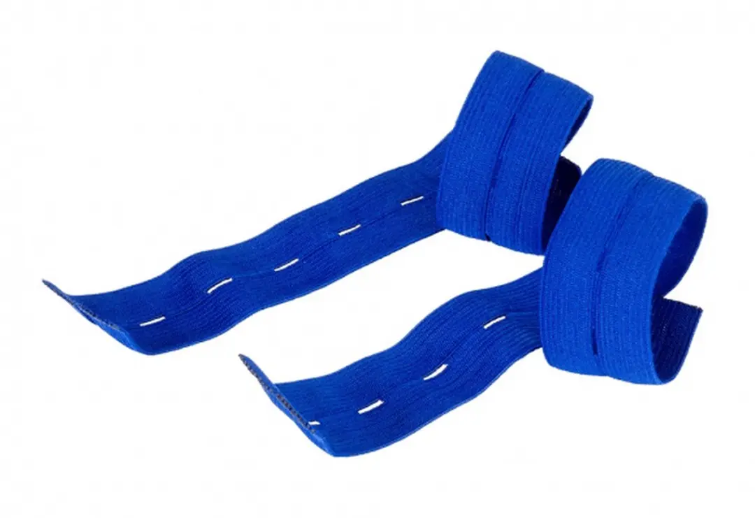 Talen Tools Elastische Kniebeschermersriem - 10 Stuks - Blauw