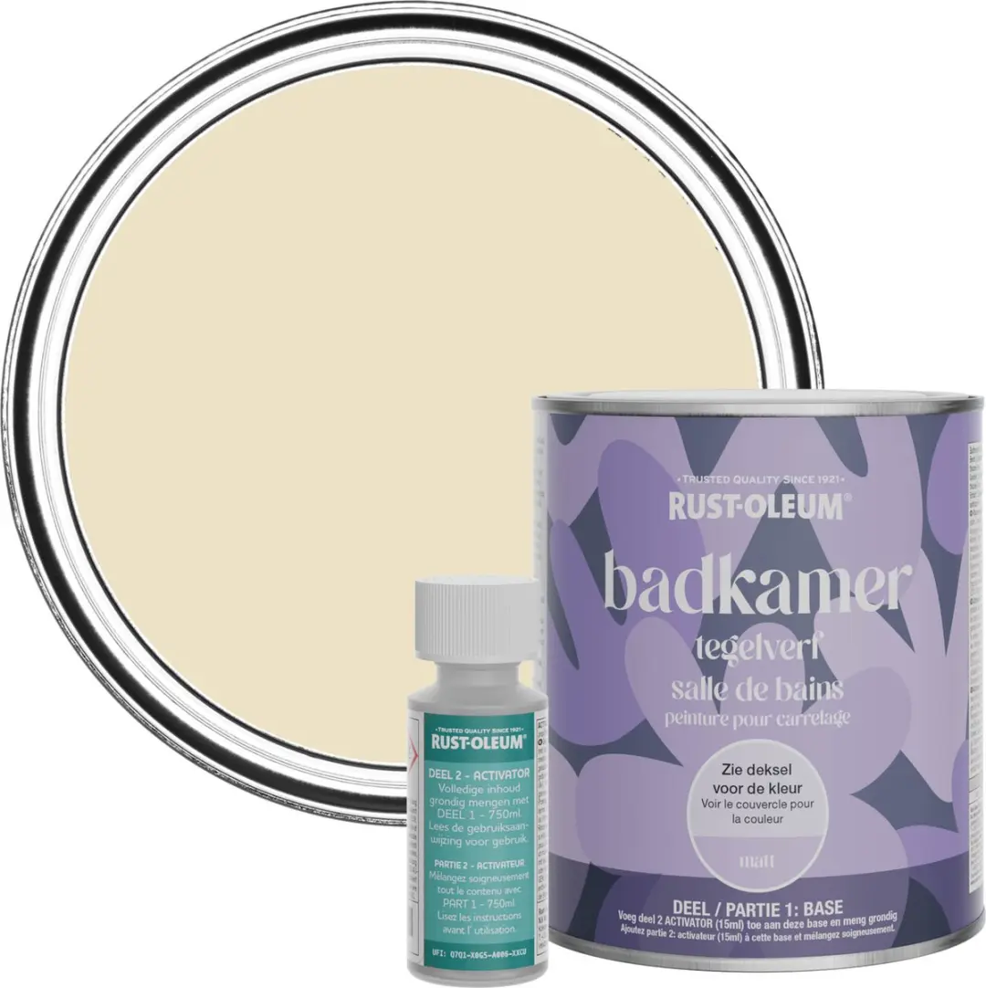 Rust-Oleum Crème Badkamer Tegelverf Featherstone 750ml