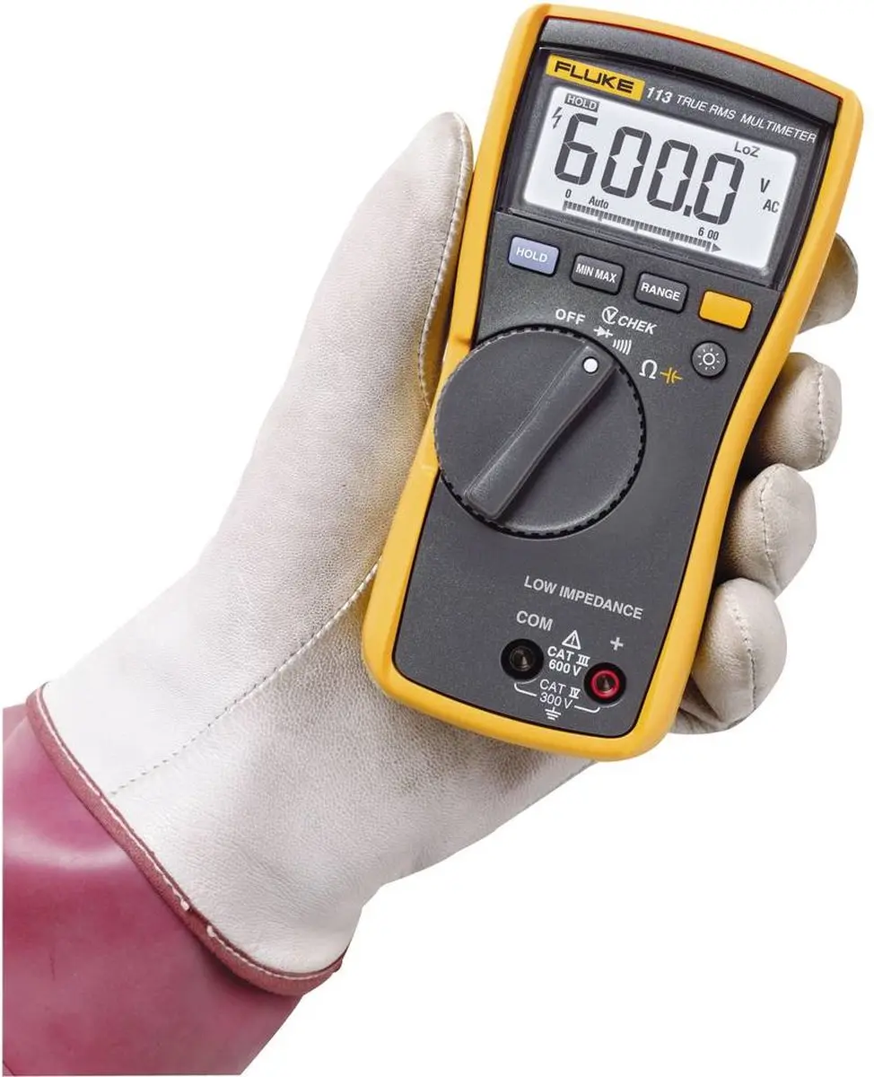 Fluke 113 Digitale Multimeter - 6000 Cijfers - 600V AC/DC