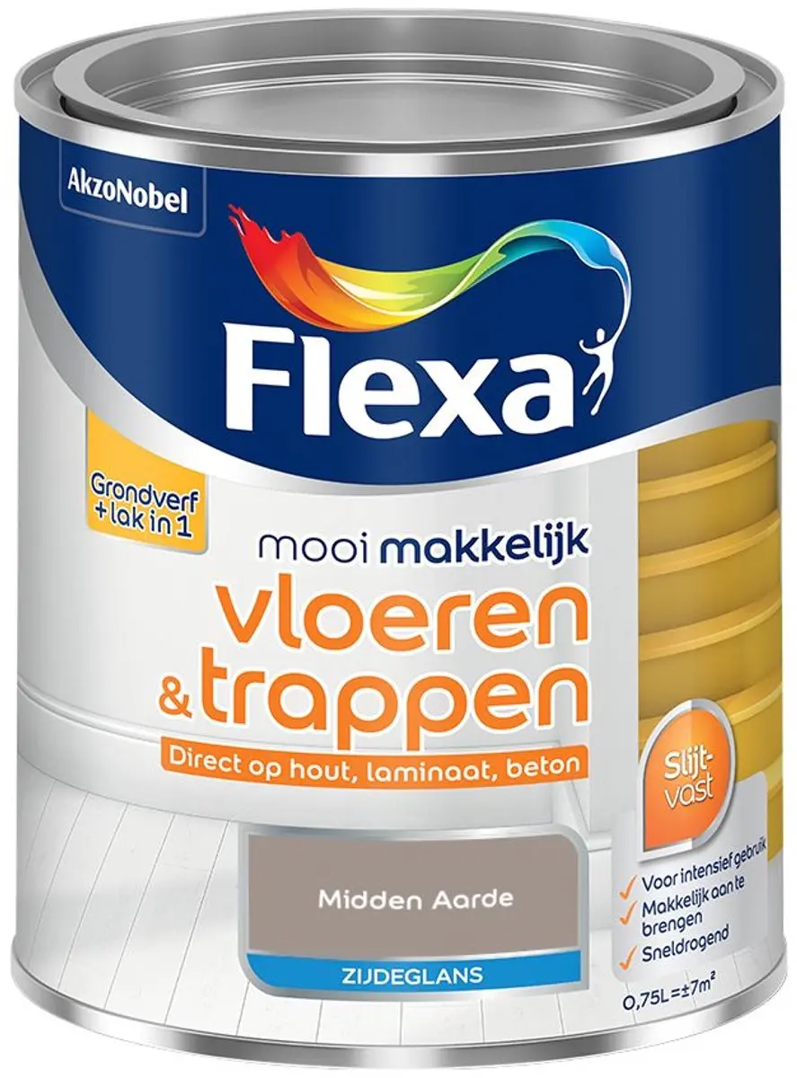 Flexa Mengverf Midden Aarde 750ml