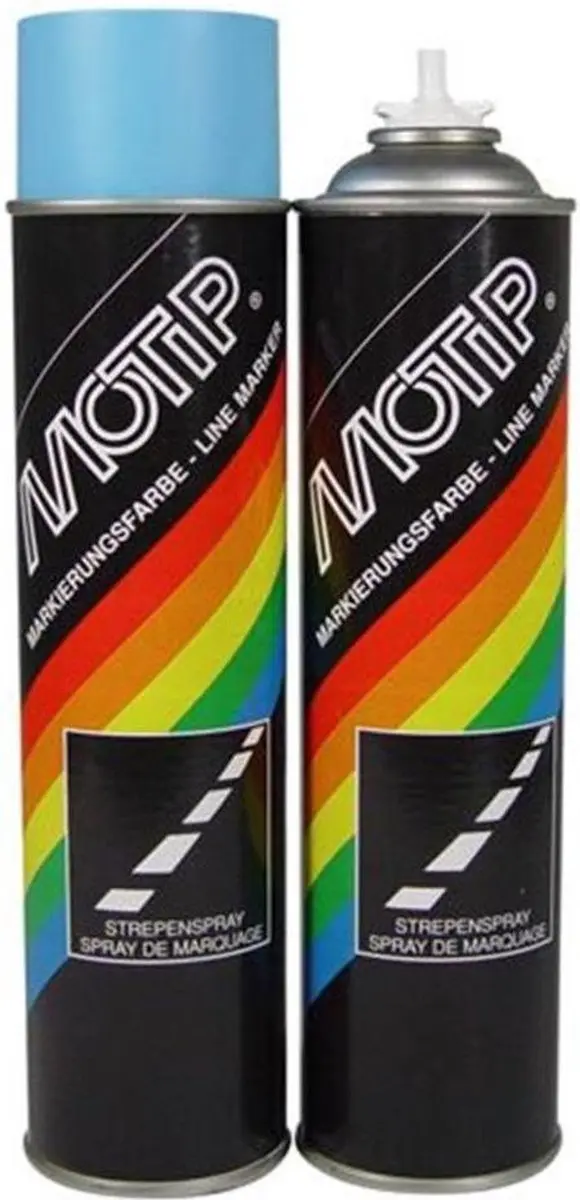 Motip Markeringspray 600ml - Blauw