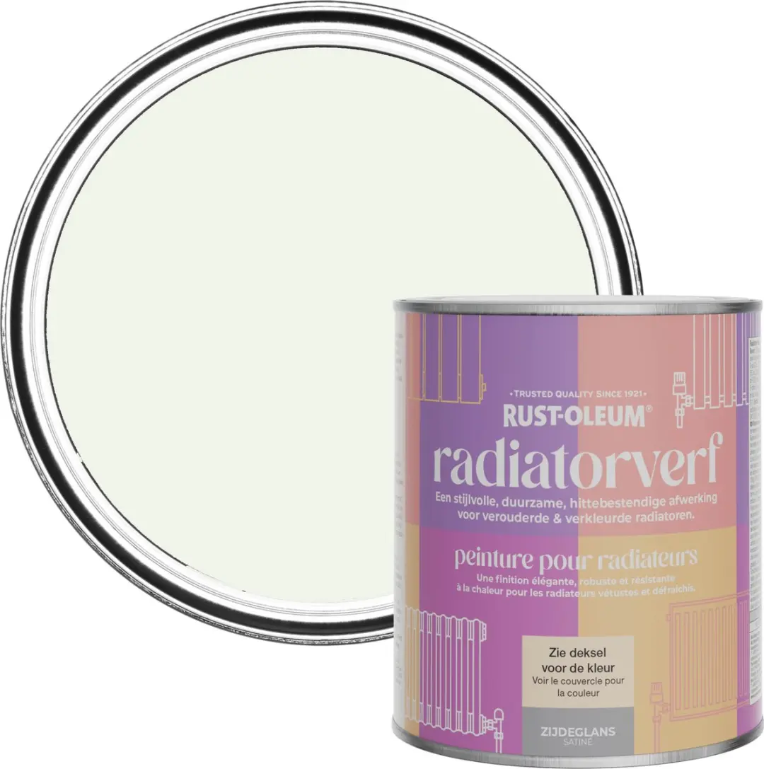 Rust-Oleum Radiatorverf Zijdeglans Gestoomde Melk 750ml