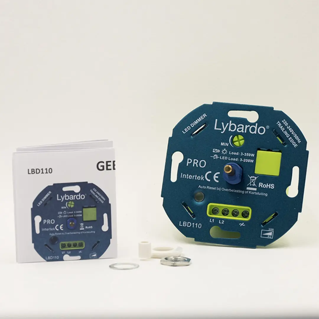 Lybardo LED Dimmer Pro Inbouw 3-200W - Wit