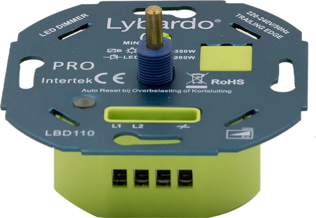 Lybardo LED Dimmer Pro Inbouw 3-200W - Wit