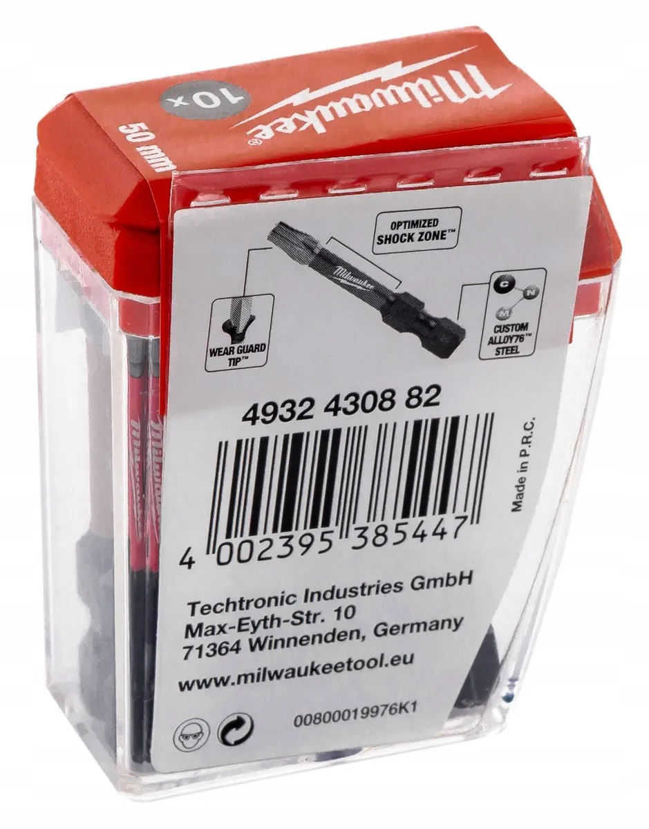 Milwaukee Shockwave Impact Duty TX25 Schroefbits - 10 Stuks