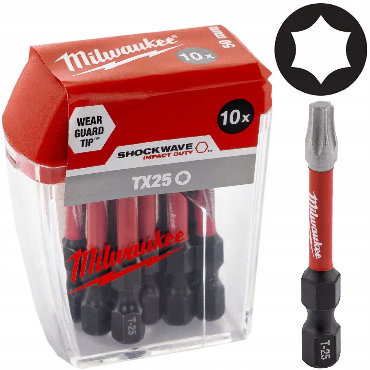 Milwaukee Shockwave Impact Duty TX25 Schroefbits