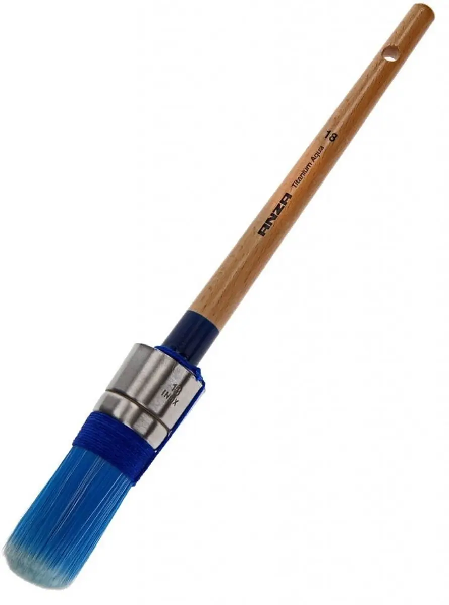 Anza Titanium Aqua Kwast Serie 720 Maat 18 - Meerkleurig