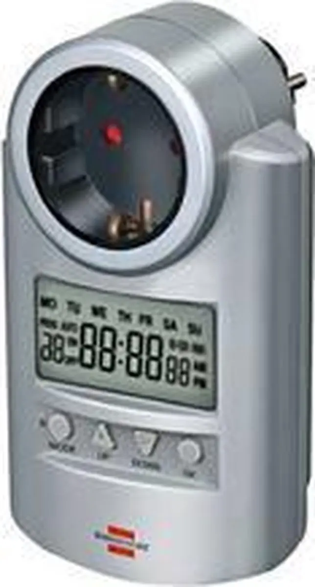 Brennenstuhl Primera-Line Digitale Weekschakelklok 3500W - Grijs/Zwart