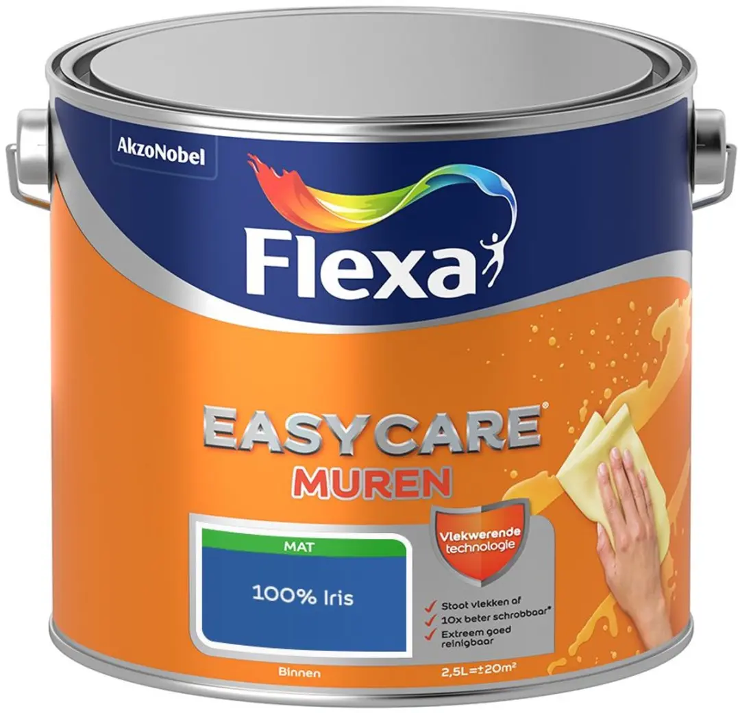 Flexa Easycare Murenverf 100% Iris