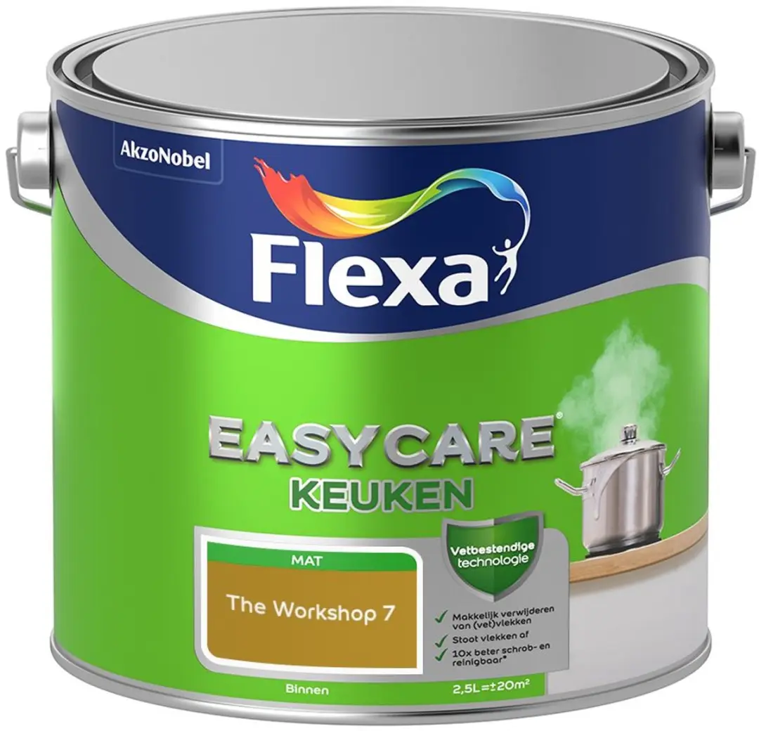 Flexa Easycare Keuken The Workshop 7 Mengverf 2,5L