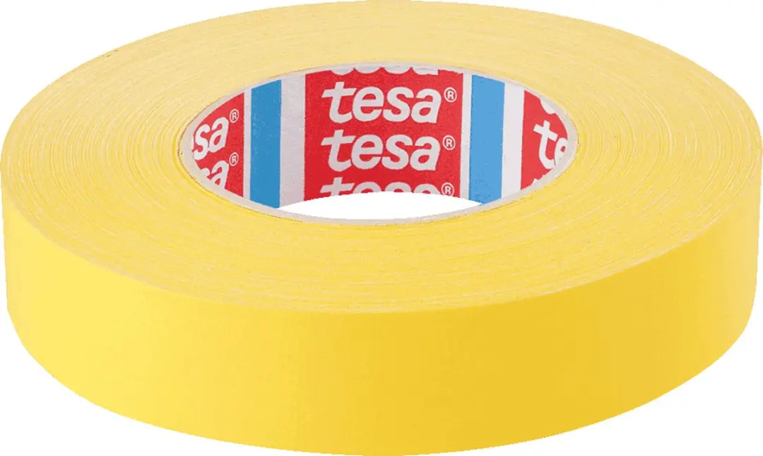 Tesa Textieltape Geel 50m