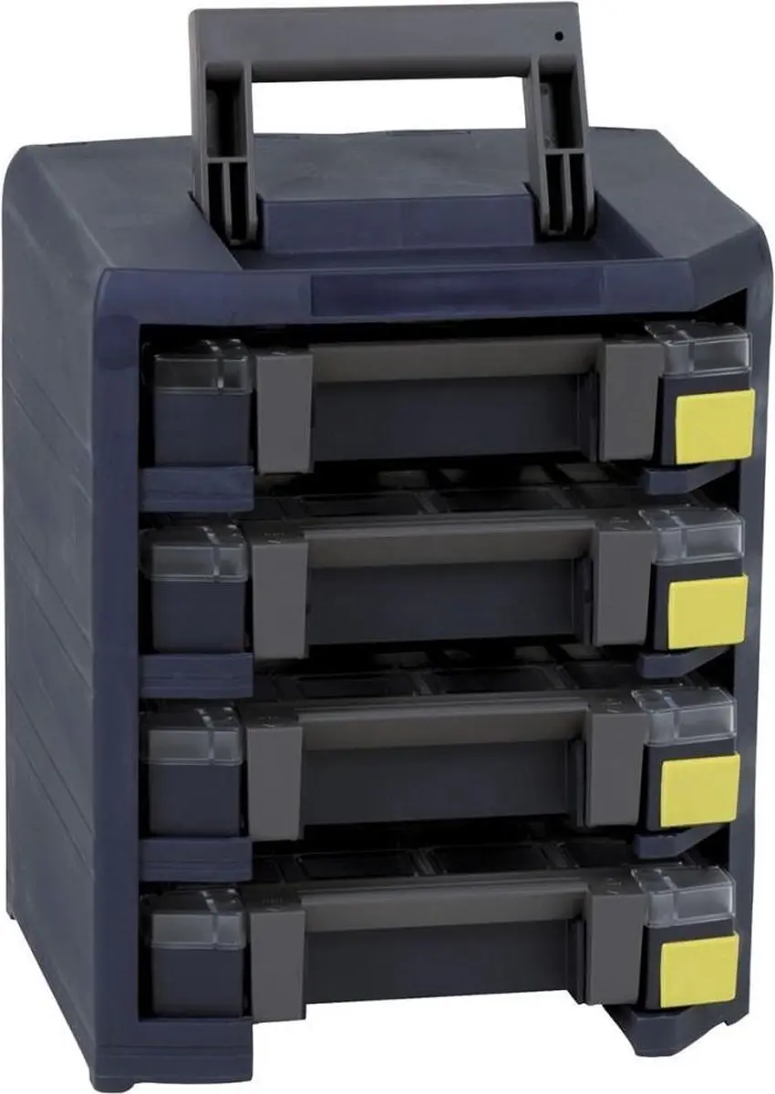 Raaco HandyBoxxser 55 Sorteerdozen - 4 Stuks - Donkerblauw