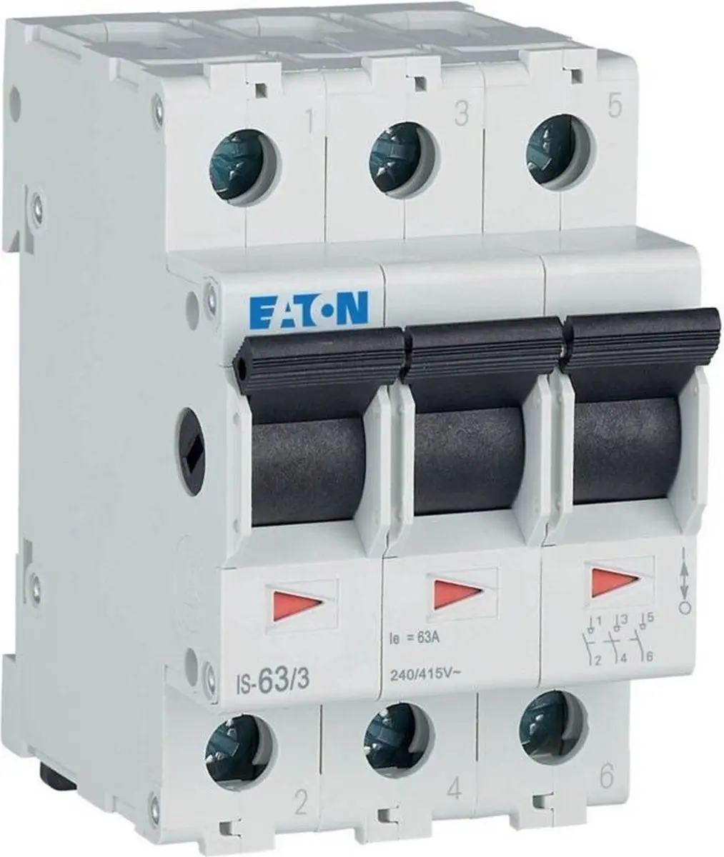 Eaton IS-Serie Schakelaar 63A - 3 Polen - Grijs