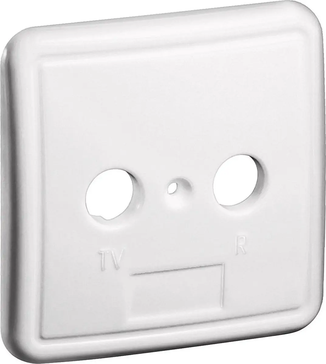Goobay Wandcontactdoos Afdekplaat 2-Stuks Wit