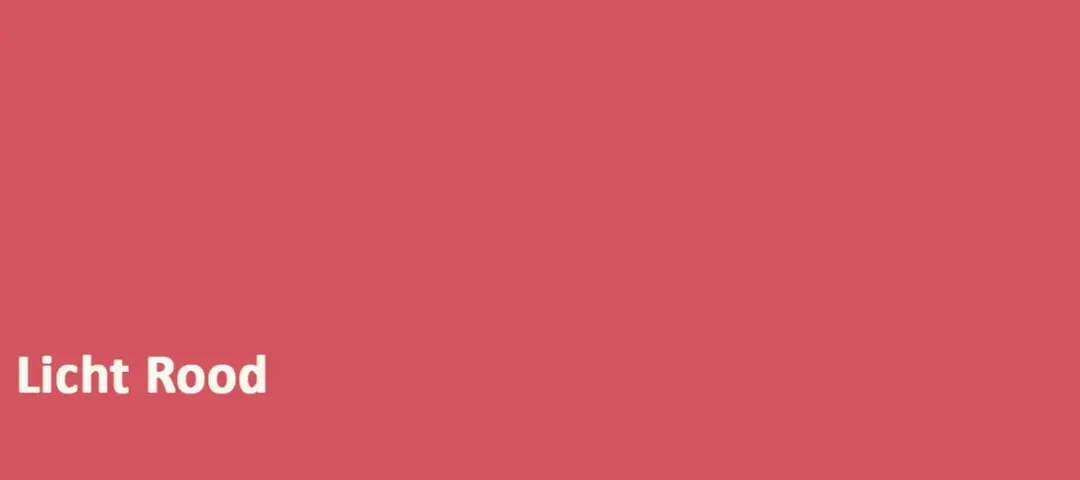 Koopmans Acryl Super Satin Muurverf 10L - Licht Rood