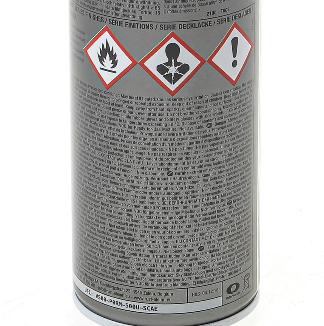 Rust-Oleum 2100 Hard Hat Spray - RAL 2000 Oranje 500ml