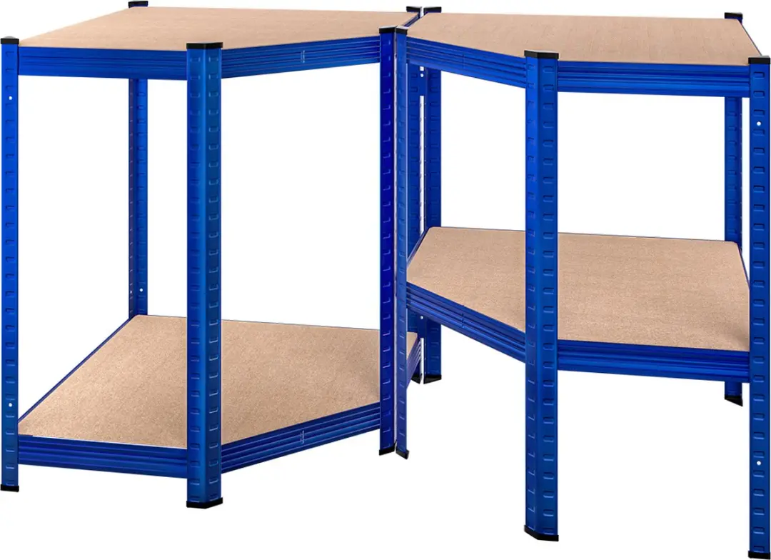 Monzana Stellingkast 180x70x40cm Blauw - 5 Schappen