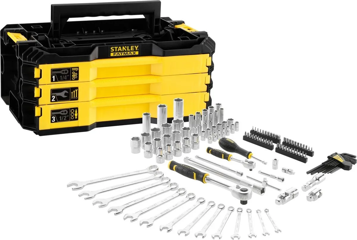 Stanley Pro-Stack Kit 3 Lades FMMT98107-1 - 126 Stuks - Zwart/Geel
