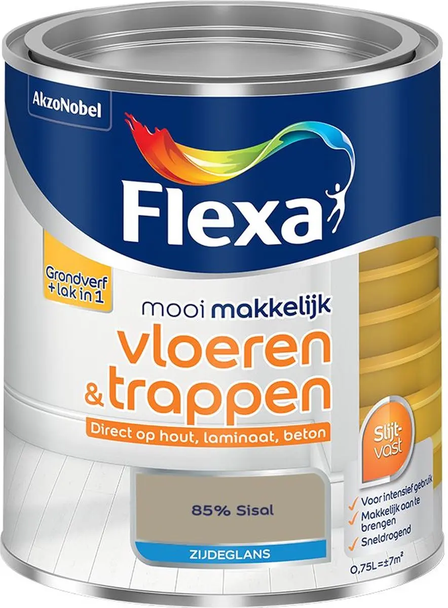 Flexa Mengverf 85% Sisal 750ml - o.a. hout/steen