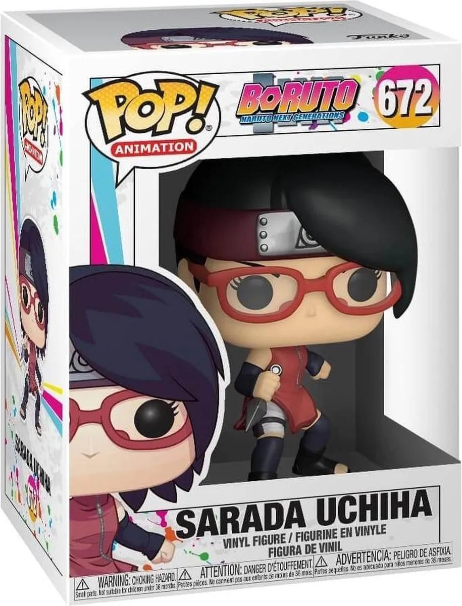 Funko Pop! Boruto Sarada Uchiha #672 - Multicolours