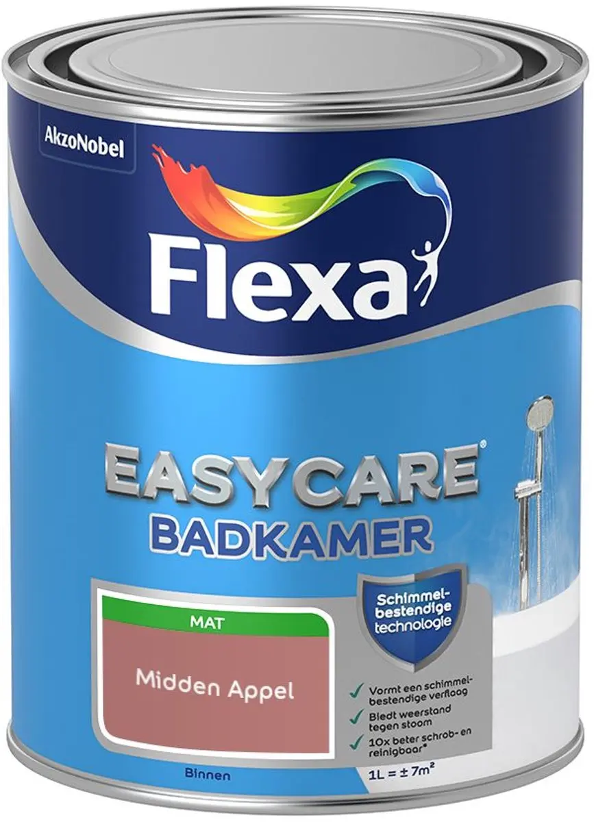 Flexa Easycare Badkamer Midden Appel Mengverf 1L