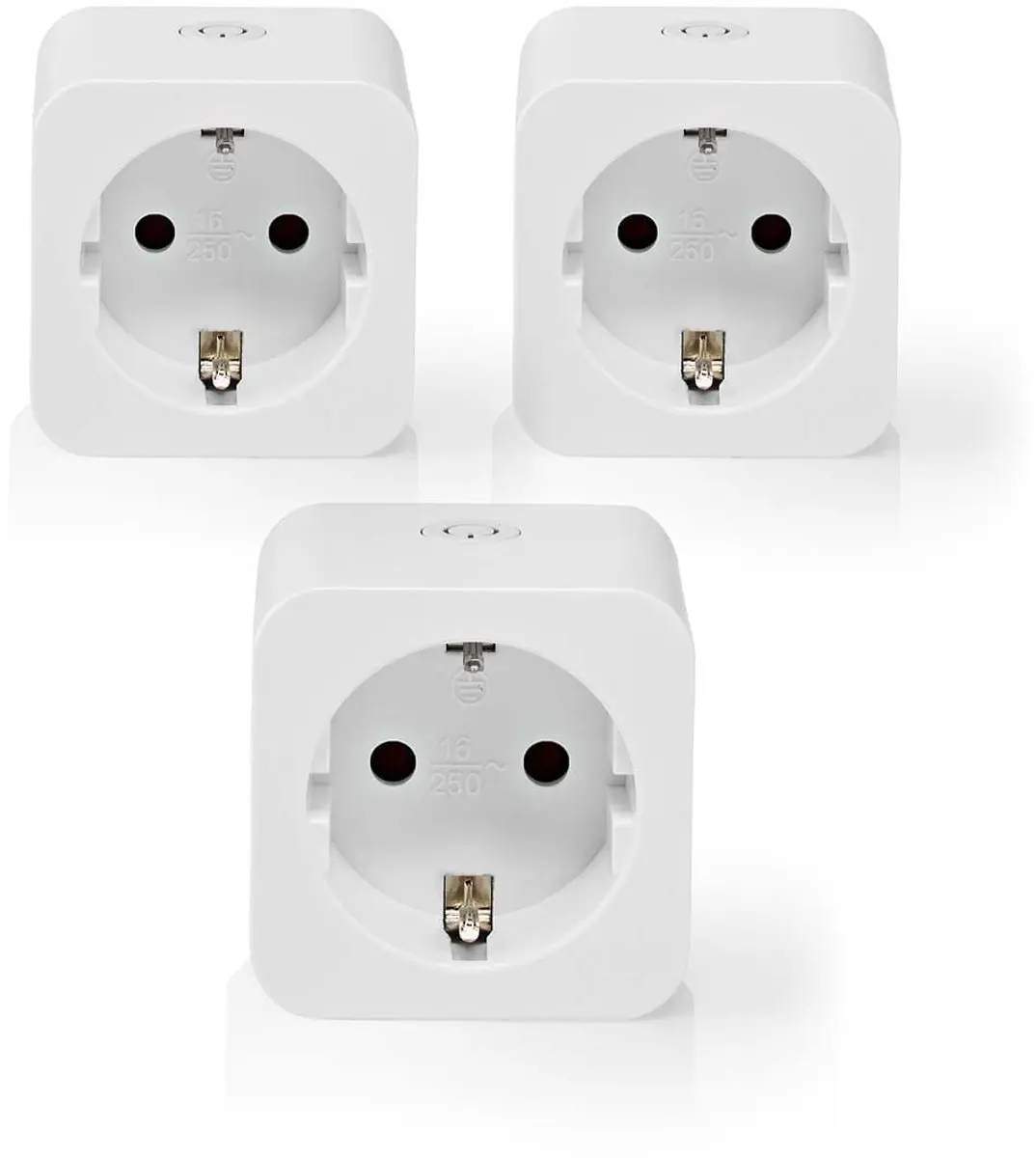 Nedis SmartLife Slimme Stekker WIFIP121FWT - 3680W - 3 Stuks