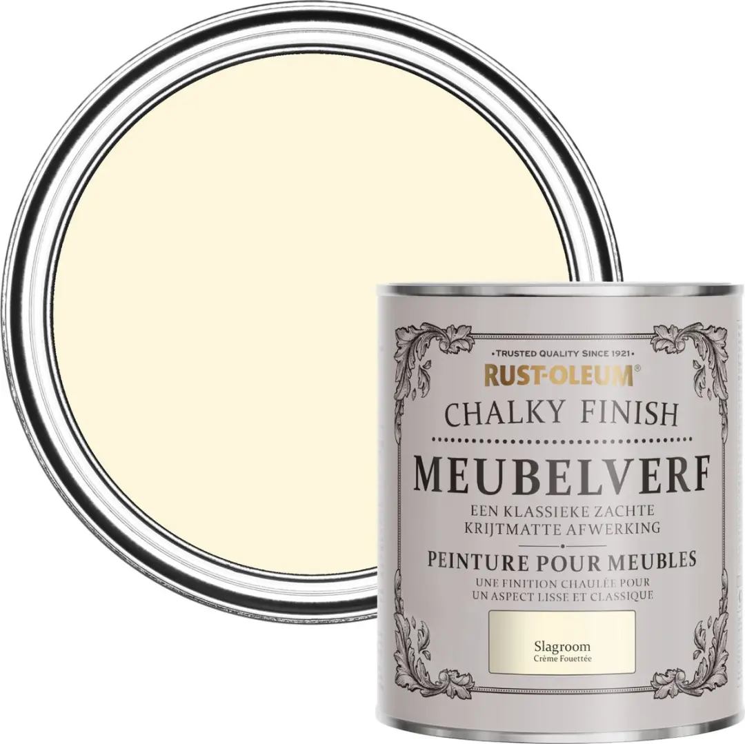Rust-Oleum Crème Chalky Finish Meubelverf Slagroom 750ml